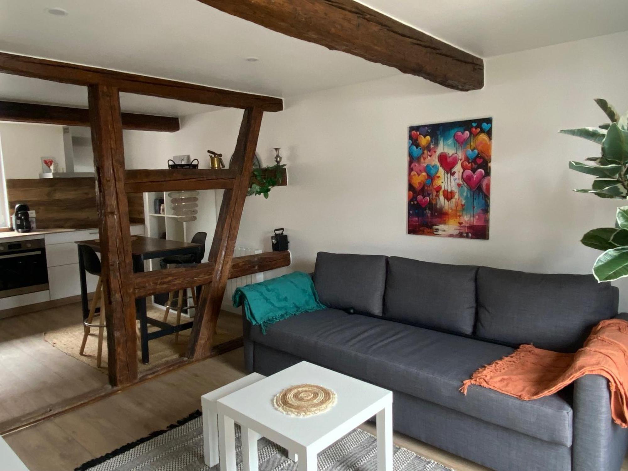 Duplex Douillet Renove - Terrasse - Wifi - Parking - Dans Maison Alsacienne - Apartment Schleithal